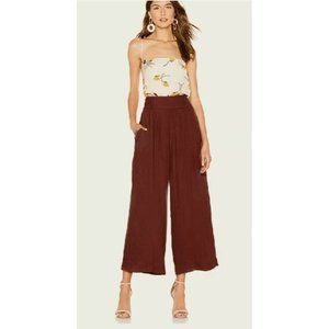 Revolve Capulet Lucy Pant in Cinnamon Linen Blend